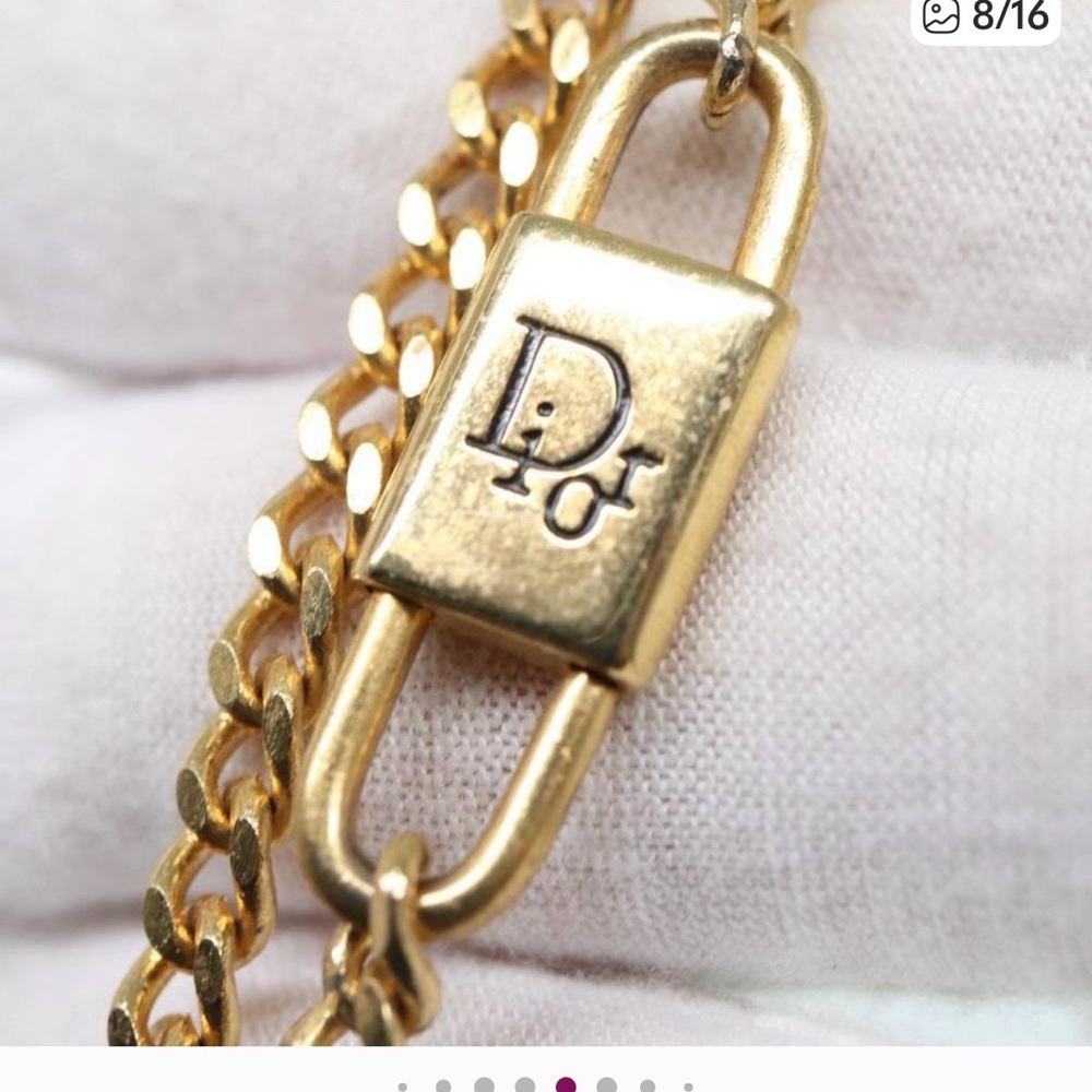 Dior Monogram Black Clutch, authentic - Picture 5 of 9